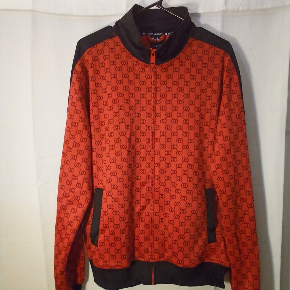 Switch Remarkable Jacket Men L Limited Edition Active Athletic Full Zip Red